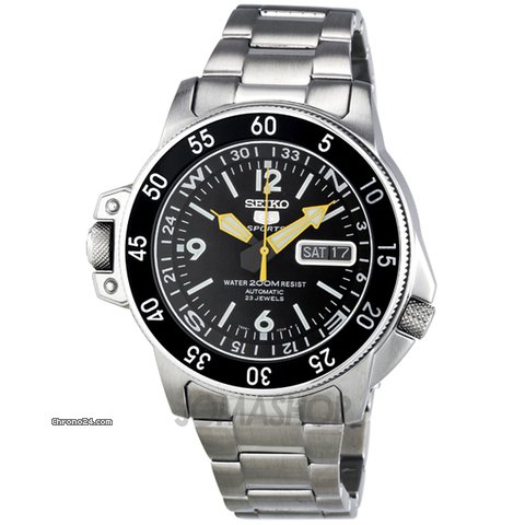 Seiko 5 Sport Black Dial Mens Watch SKZ211K1 watches