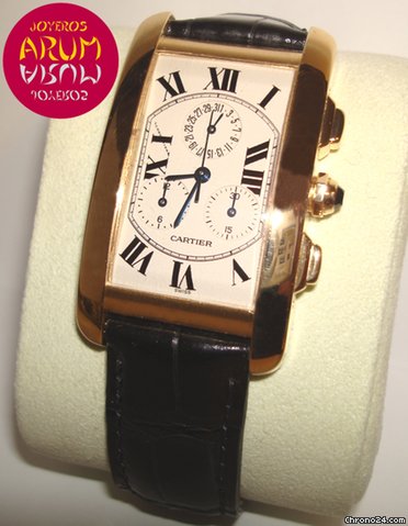 Replica Cartier Tank Americaine Chrono Watch