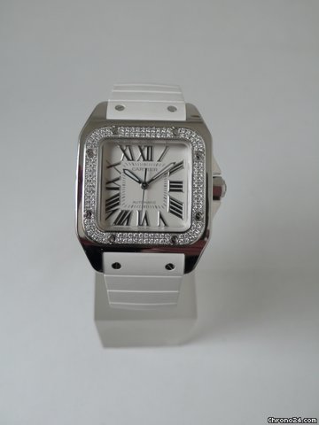 Cartier Santos 100 MM Rubber watches