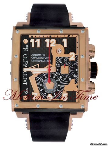 Jacob & Co. Epic I Collection Rose Gold Chronograph Limited Edition Q3RG watches