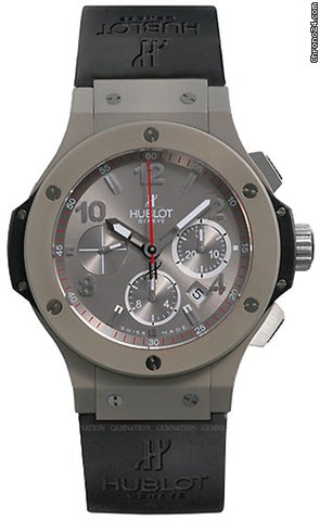 Hublot Big Bang Titanium Case Black Leather Strap Chronograph Mens Watch 320-UI-440-RX watches