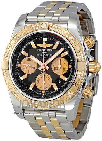 Breitling Chronomat Black Dial Automatic Two-tone Mens Watch CB0110AA/B968 watches