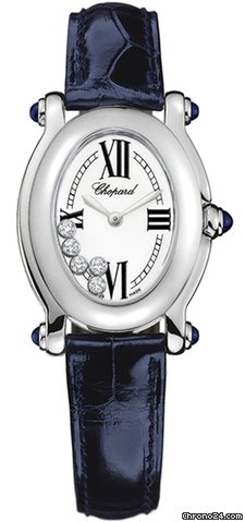 Chopard Happy Sport Oval 5 Floating Diamonds watches