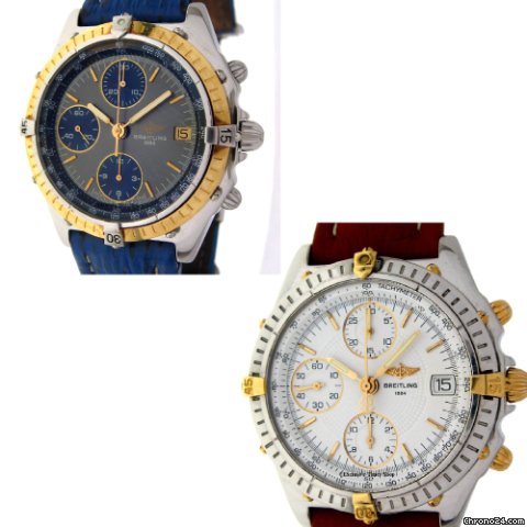 Breitling 2x Chronomat Chronograph Steel-Gold and Bi-color from watches