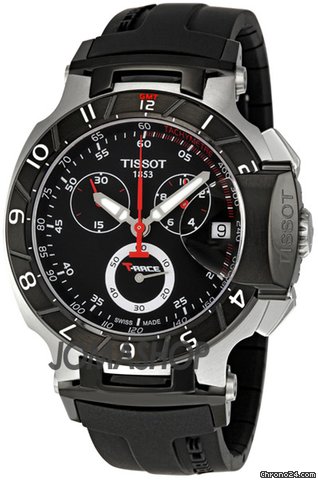 Tissot T-Race Black Dial Chronograph Mens Watch T0484172705100 watches
