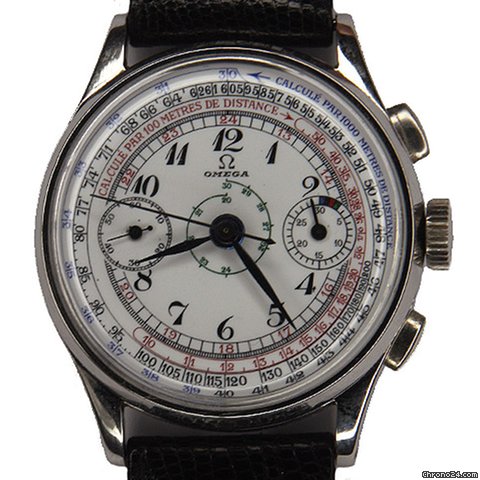 Omega Chronograph 33,3 Chro vintage EMAILLE watches