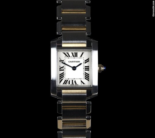 Cartier Tank Francaise 18k/SS Ladies watches