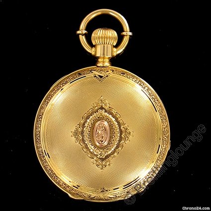 Breitling - Laederich pocket watch 18 Kt Gold watches