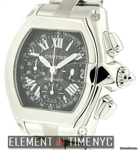 Cartier Roadster Chronograph 40mm Black Dial W62007X6 watches