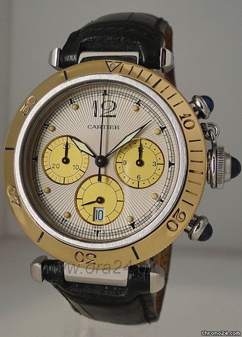 Cartier Pasha de Cartier Chronograph Gold/Steel watches
