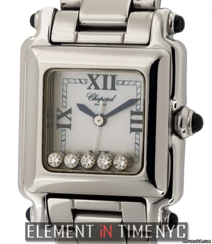 Chopard Happy Sport Classic Square 5 Floating Diamonds watches