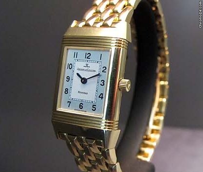 Jaeger-LeCoultre REVERSO DAME MIT GOLDBAND watches