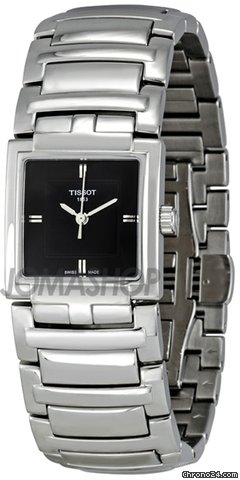 Tissot T-Evocation Black Dial Stainless Steel Ladies Watch T0513101105100 watches