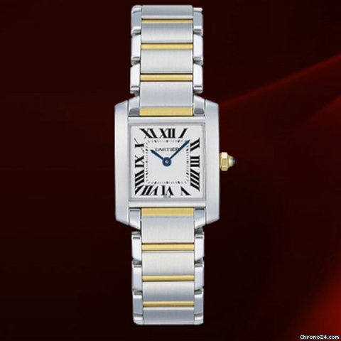 Cartier Tank Francaise Small Size Acciaio E Oro Giallo Nuovo Box & Paper watches