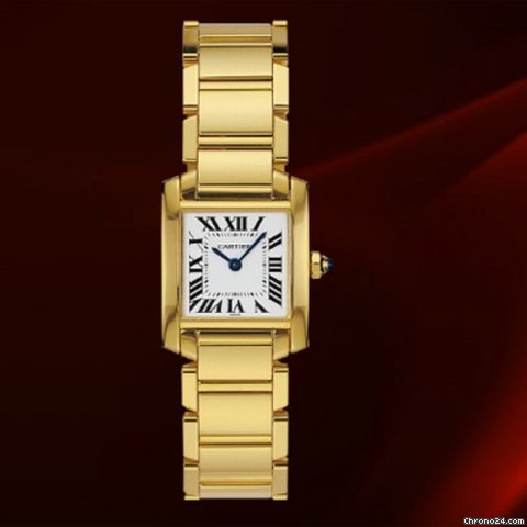 Cartier Tank Francaise Oro Giallo Small Size Ref.w50002n2 watches