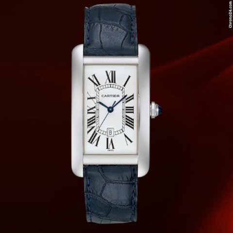 Cartier Tank Americaine Big Size Oro Bianco Ref. W2603256 watches