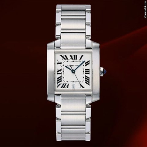 Cartier Tank Francaise Acciaio Big Size Ref.w51002q3 watches
