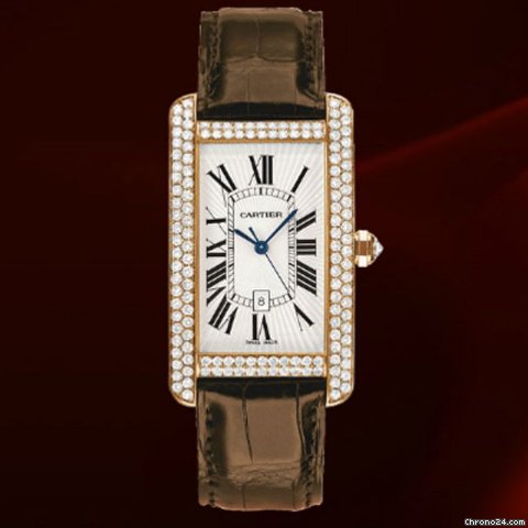 Cartier Tank Americaine Big Size Oro Rosa Nuovo Box & Paper watches