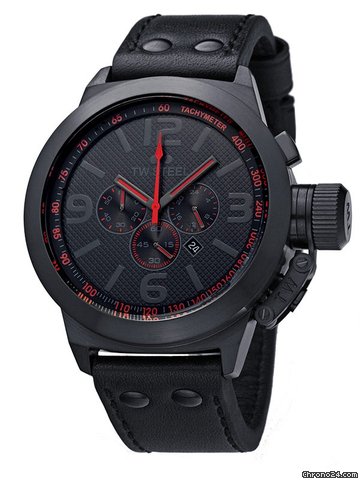 TW Steel Cool Black Chrono TW903 - 50 mm watches