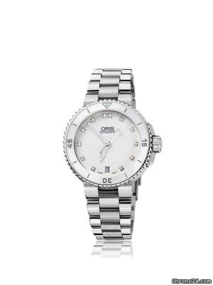 Oris Diving Aquis Date Diamonds NEU incl MWST mit Box+Papieren watches