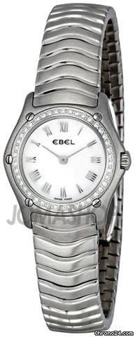 Ebel Classic Wave Mother of Pearl Dial Diamond Bezel Ladies Watch 9157F14-9225 watches