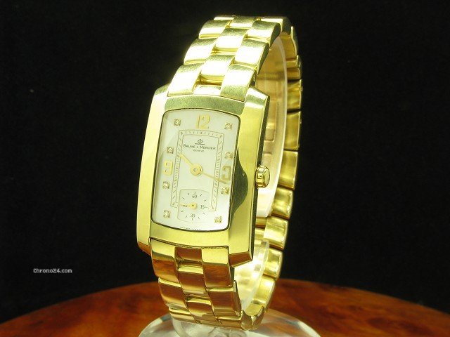 Baume & Mercier & Hampton Milleis 18kt. Gold Damenuhr watches