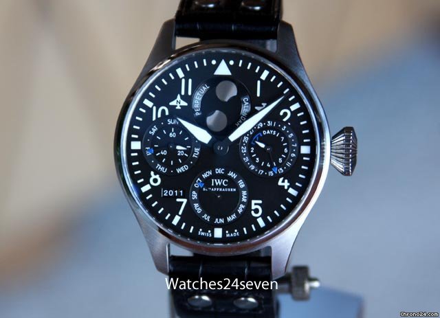 IWC Big Pilot Perpetual Calendar 7 day Automatic Stainlees Special Edition Middle East IW502620 watches