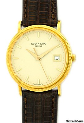 Patek Philippe Gent's 18K Yellow Gold Ref # 3944 Calatrava Strapwatch watches