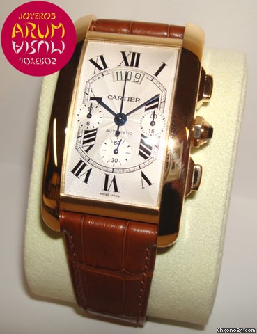 Cartier Tank Americaine Chrono XL watches