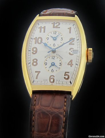 Franck Muller Yellow Gold Master Banker Wall Street 10 Pieces Made watches