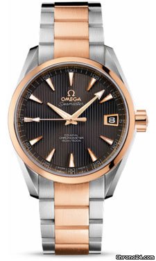 Omega Seamaster Aqua Terra Chronometer 38.5 mm Steel And Red Gold watches