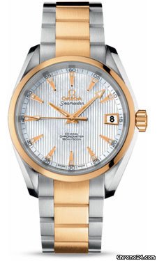 Omega Seamaster Aqua Terra Chronometer 38.5 mm Steel And Yellow Gold watches