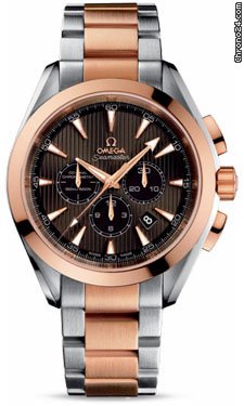 Omega Seamaster Aqua Terra Chronograph Steel And Red Gold watches