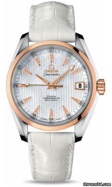 Omega Seamaster Aqua Terra Chronometer 38.5 mm Steel And Red Gold watches