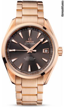 Omega Seamaster Aqua Terra Chronometer 41.5 mm Red Gold watches