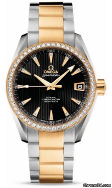 Omega Seamaster Aqua Terra Chronometer 38.5 mm Steel And Yellow Gold watches