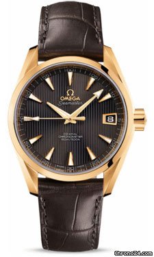 Omega Seamaster Aqua Terra Chronometer 38.5 mm Yellow Gold watches