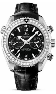 Omega Seamaster Planet Ocean Chrono 45.5 mm Stainless Steel On Leather watches