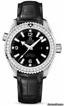 Omega Seamaster Planet Ocean 37.5 mm Stainless Steel On Leather watches