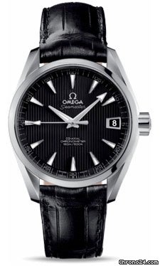 Omega Seamaster Aqua Terra Chronometer 38.5 mm Stainless Steel On Leather watches