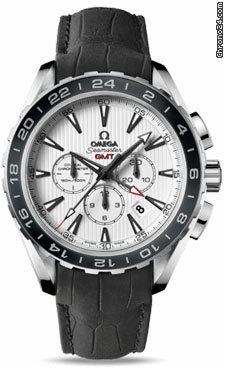 Omega Seamaster Aqua Terra Chronograph Stainless Steel On Leather watches