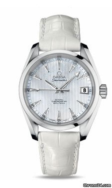 Omega Seamaster Aqua Terra Chronometer 38.5 mm Stainless Steel On Leather watches