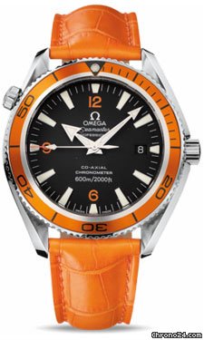 Omega Seamaster Planet Ocean 42 mm Stainless Steel On Leather watches
