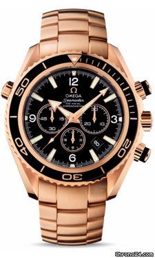 Omega Seamaster Planet Ocean Chrono 45.5 mm Red Gold watches