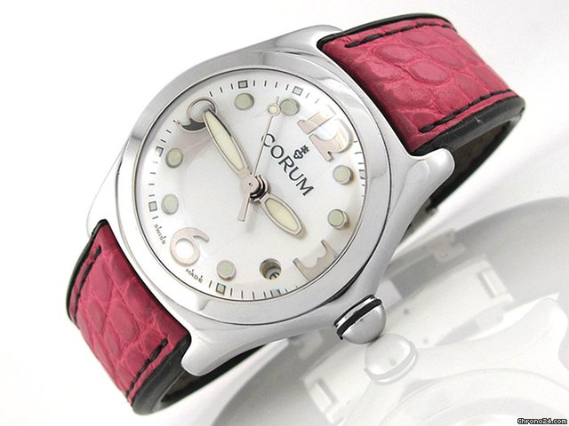 Corum Damen "BUBBLE" Edelstahl Quarz watches