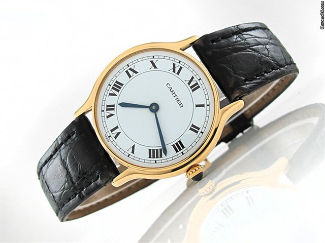 Cartier Damen 750/- Gelbgold Handaufzug watches