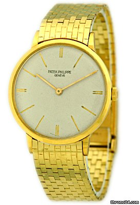 Replica Patek Philippe Vintage Gent's 18K Yellow Gold Round Case Dresswatch Watch