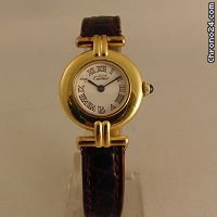 Cartier coliseel gold plated watches