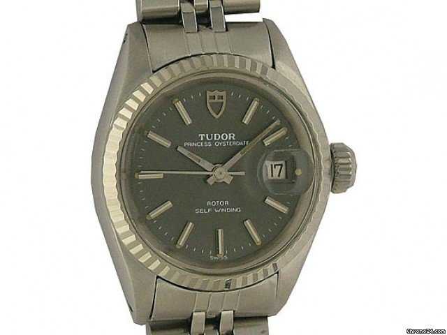 Tudor Princess Oysterdate Lady Stahl/Wei gold Vintage 25mm watches