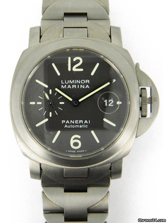 Panerai titanium Luminor Marina watches
